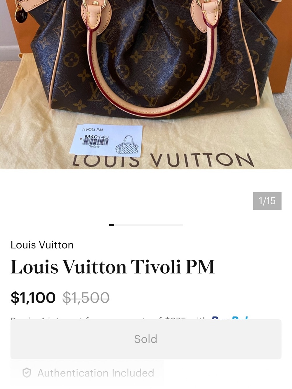 Louis Vuitton Tivoli PM
